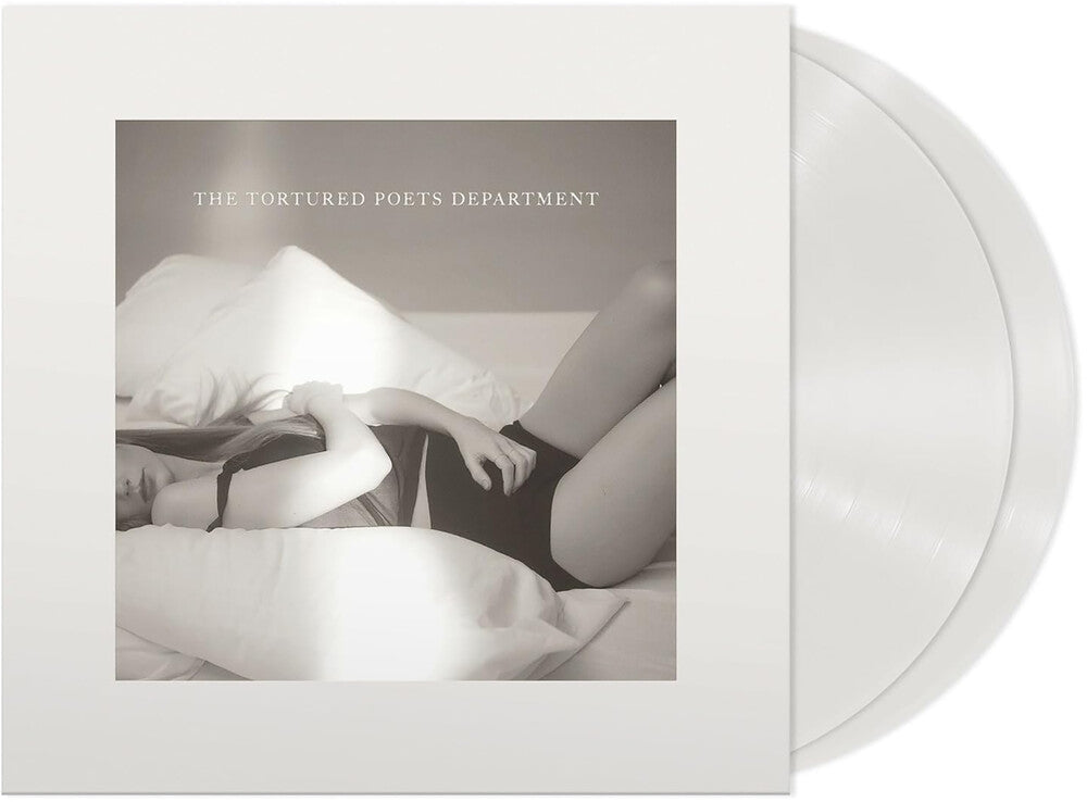 the album cover for Taylor Swift - The Tortured Poets Department [Ghosted White 2 LP Bonus Track]