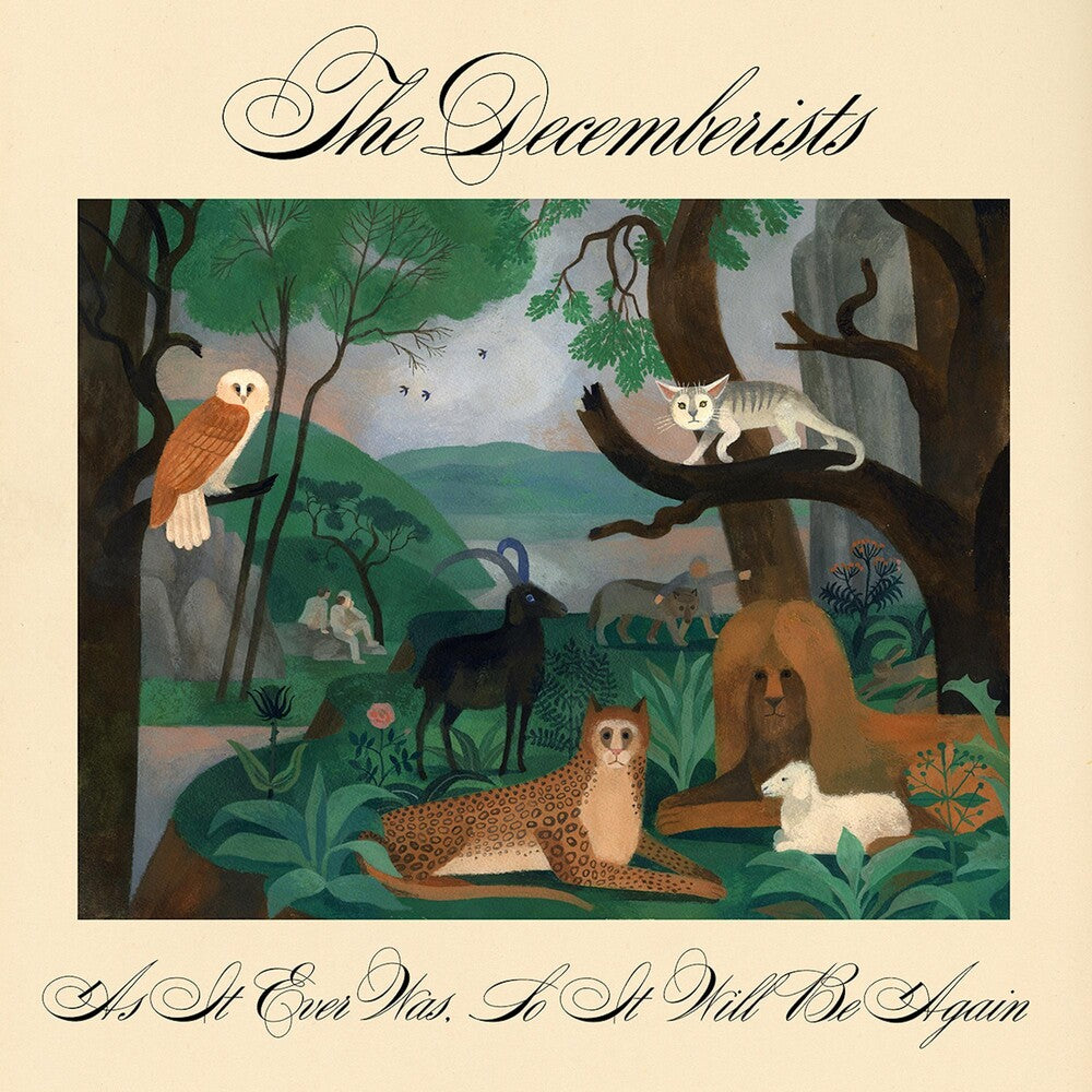 the album cover for The Decemberists - As It Ever Was, So It Will Be Again [Indie Exclusive Opaque Fruit Punch LP]