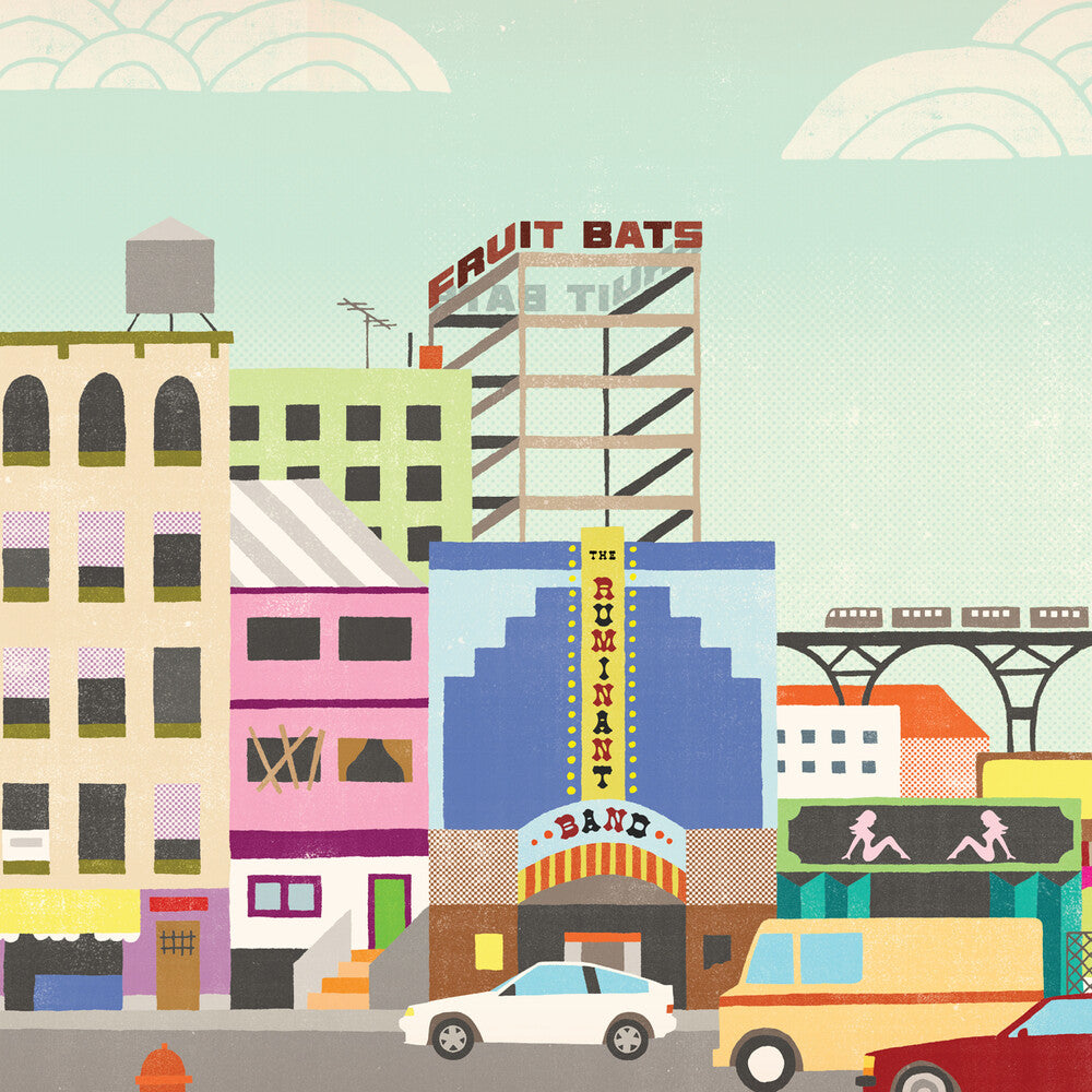 the album cover for Fruit Bats - Ruminant Band [Colored Vinyl]