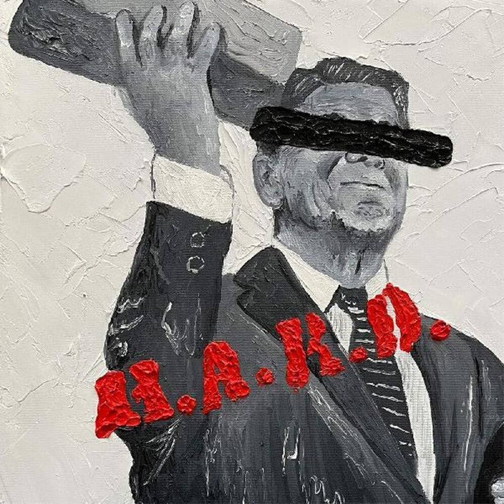 the album cover for Joell Ortiz  & Kxng Crooked - H.A.R.D. (Blk) [Colored Vinyl] (Red) (Stic)