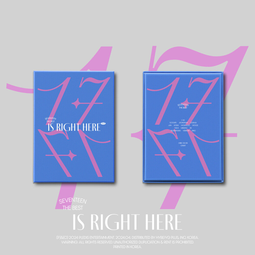 the album cover for SEVENTEEN - Seventeen Best Album '17 Is Right Here (Dear Ver.)