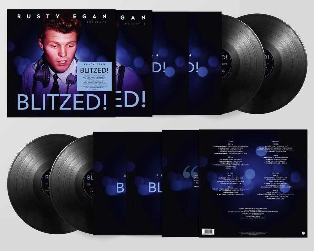 the album cover for Rusty Egan Presents Blitzed / Various - Rusty Egan Presents Blitzed / Various (Box) (Ofgv)