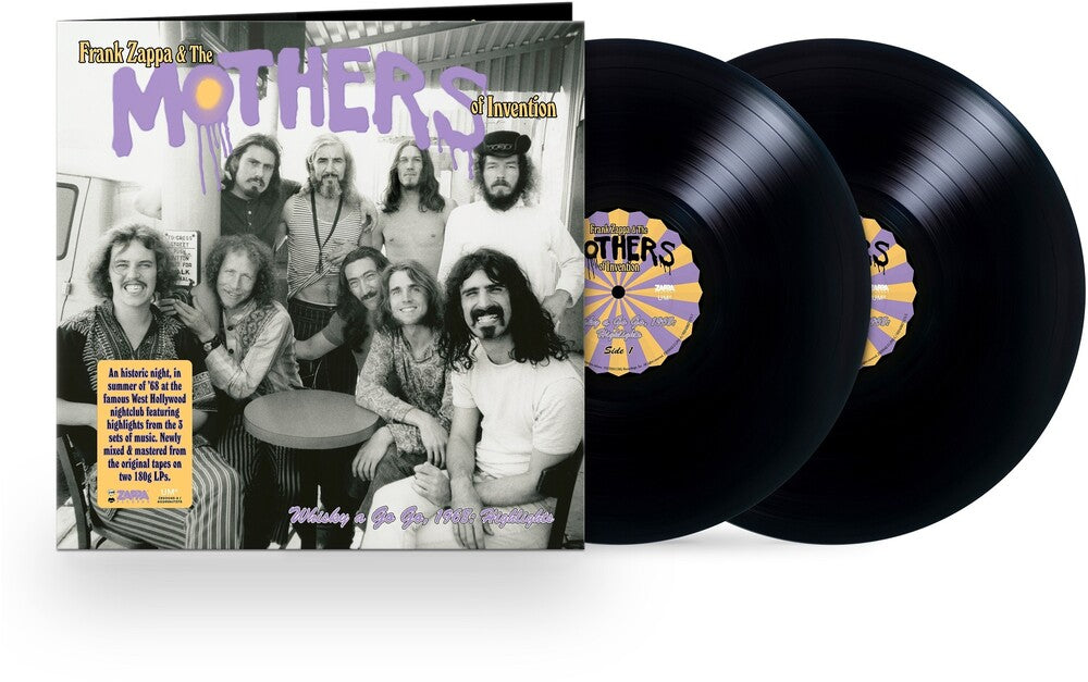 the album cover for Frank Zappa  & Mothers Invention - Whisky A Go Go 1968: Highlights [180 Gram]