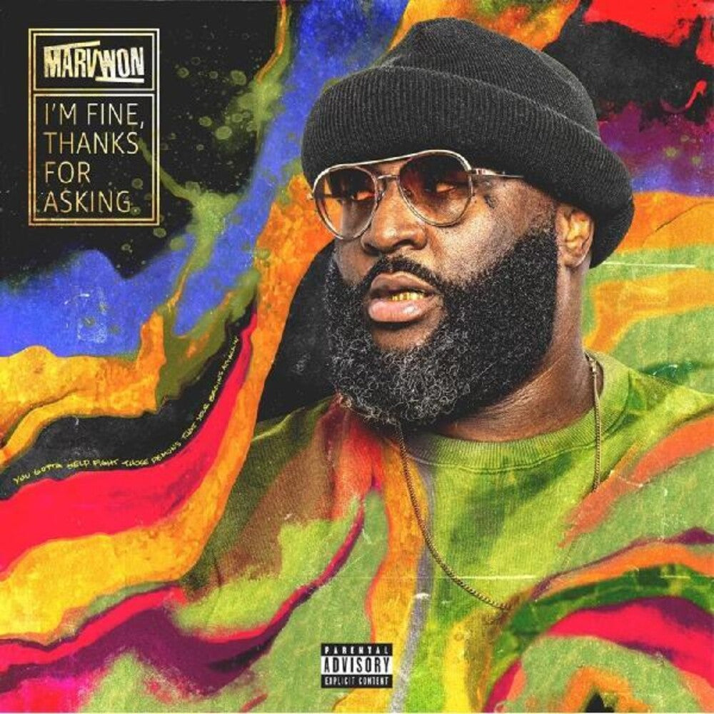 the album cover for Marv Won - I'm Fine, Thanks For Asking [Colored Vinyl] [Limited Edition] (Org)