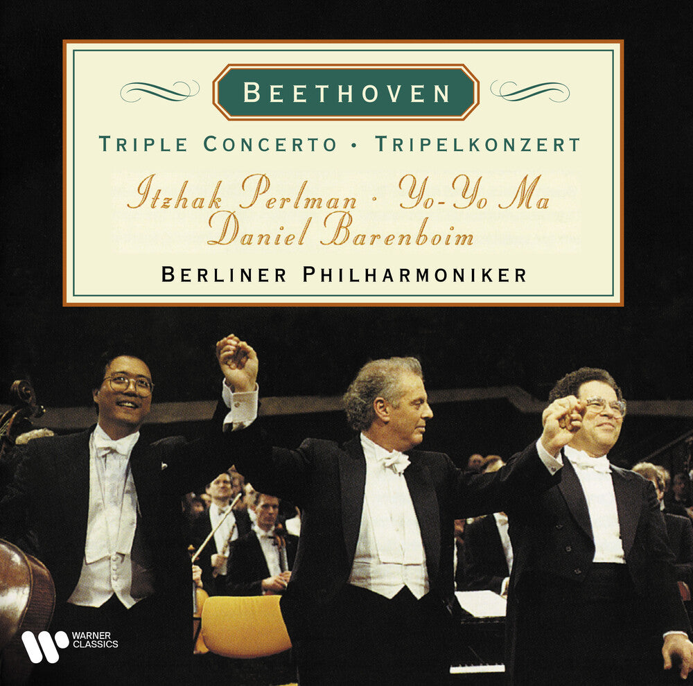 the album cover for Itzhak Perlman - Beethoven: Triple Concerto