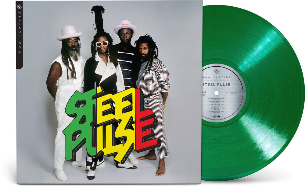 the album cover for Steel Pulse - Now Playing