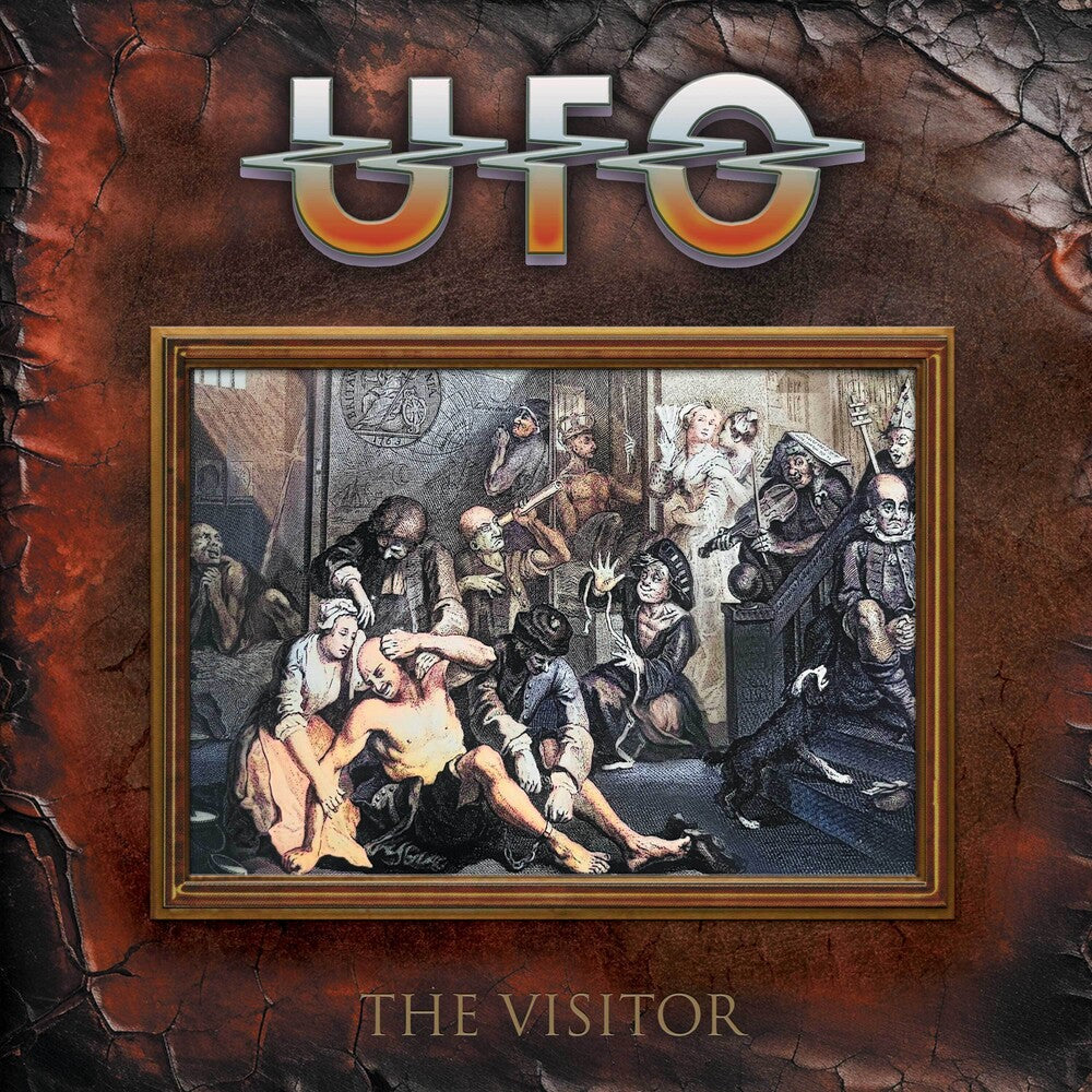 the album cover for UFO - Visitor - Gold [Colored Vinyl] (Gol)