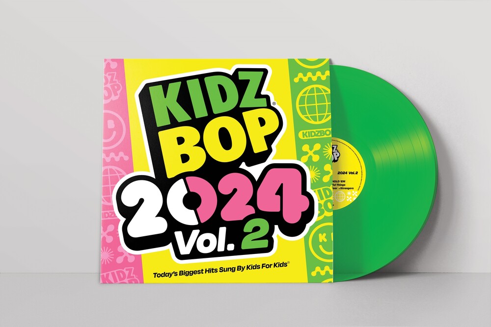 the album cover for KIDZ BOP Kids - KIDZ BOP 2024 Vol. 2 [Colored Vinyl] (Grn)