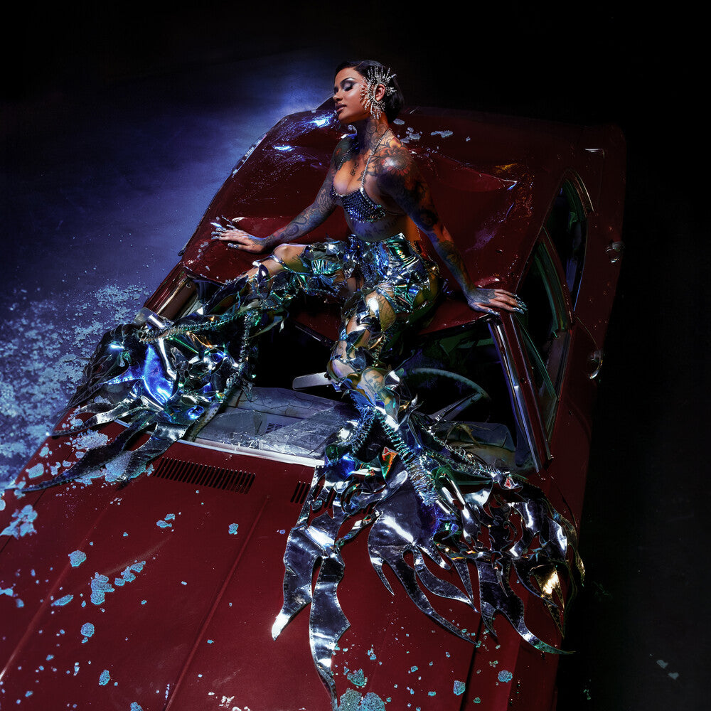 the album cover for Kehlani - Crash [Indie Exclusive Blue Jay Vinyl]