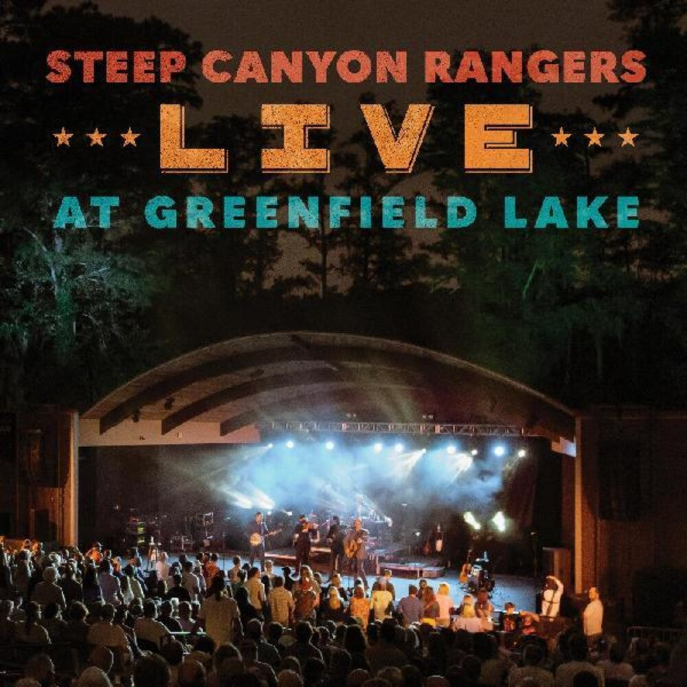 the album cover for Steep Canyon Rangers - Live At Greenfield Lake [Colored Vinyl] (Gate) (Purp) (Ylw)