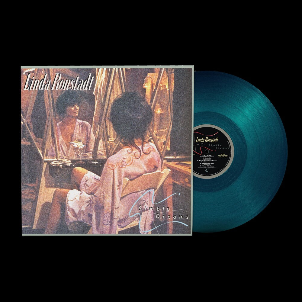 the album cover for Linda Ronstadt - Simple Dreams (Blue) [Colored Vinyl] (Bme)