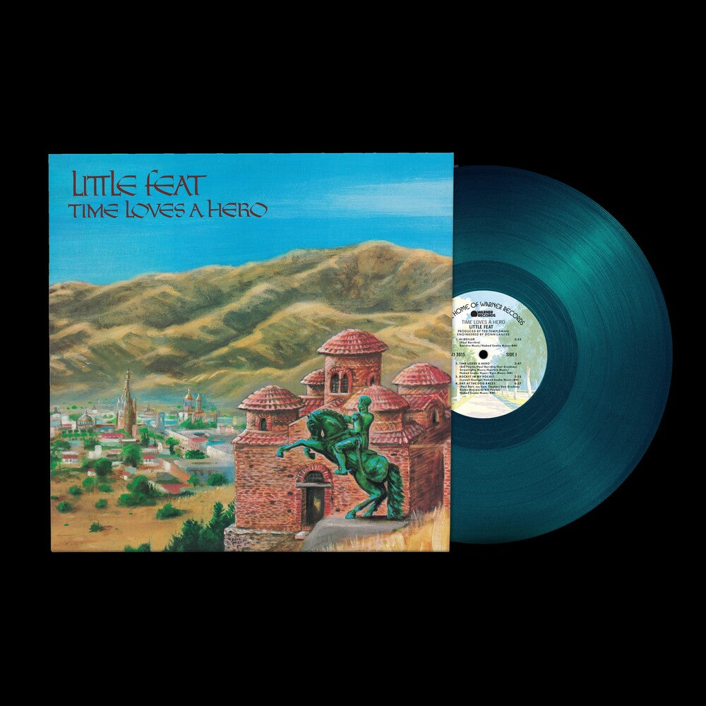 the album cover for Little Feat - Time Loves A Hero (Blue) [Colored Vinyl] (Bme)