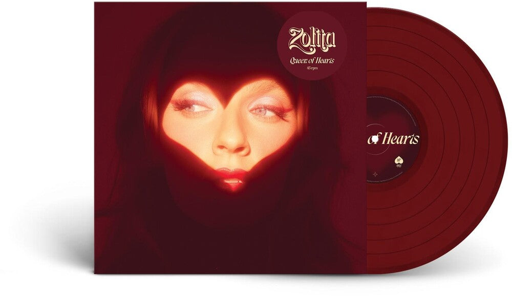 the album cover for Zolita - Queen of Hearts [Dark Purple LP]