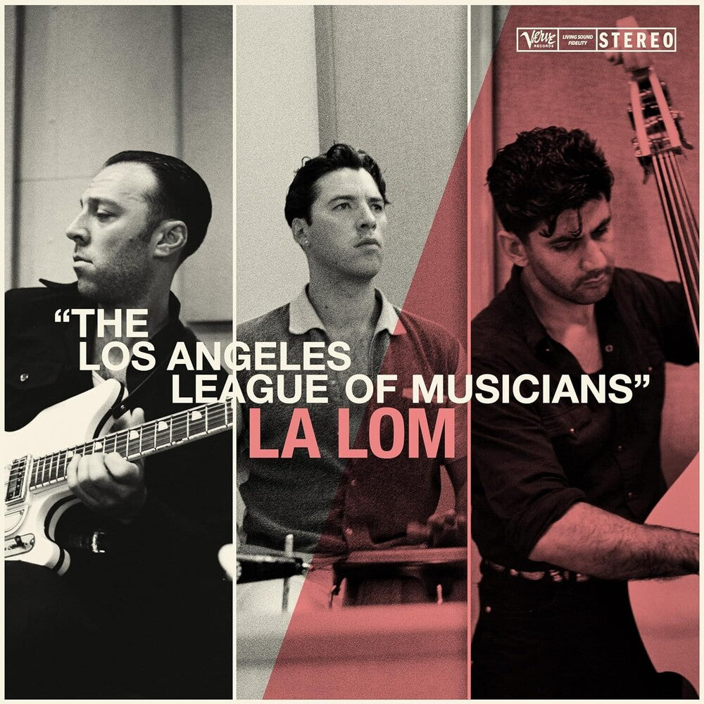 the album cover for LA LOM - The Los Angeles League Of Musicians