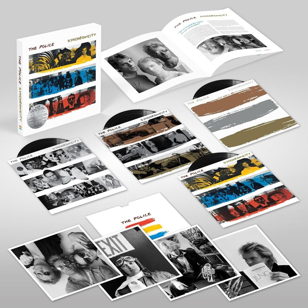 the album cover for The Police - Synchronicity - [Super Deluxe 4 LP]