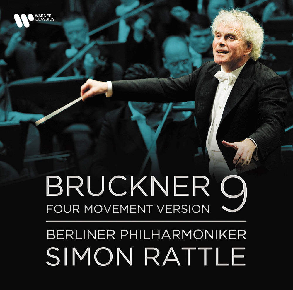 the album cover for Sir Rattle  Simon / Berliner Philharmoniker - Bruckner: Symphony No. 9 In D Minor