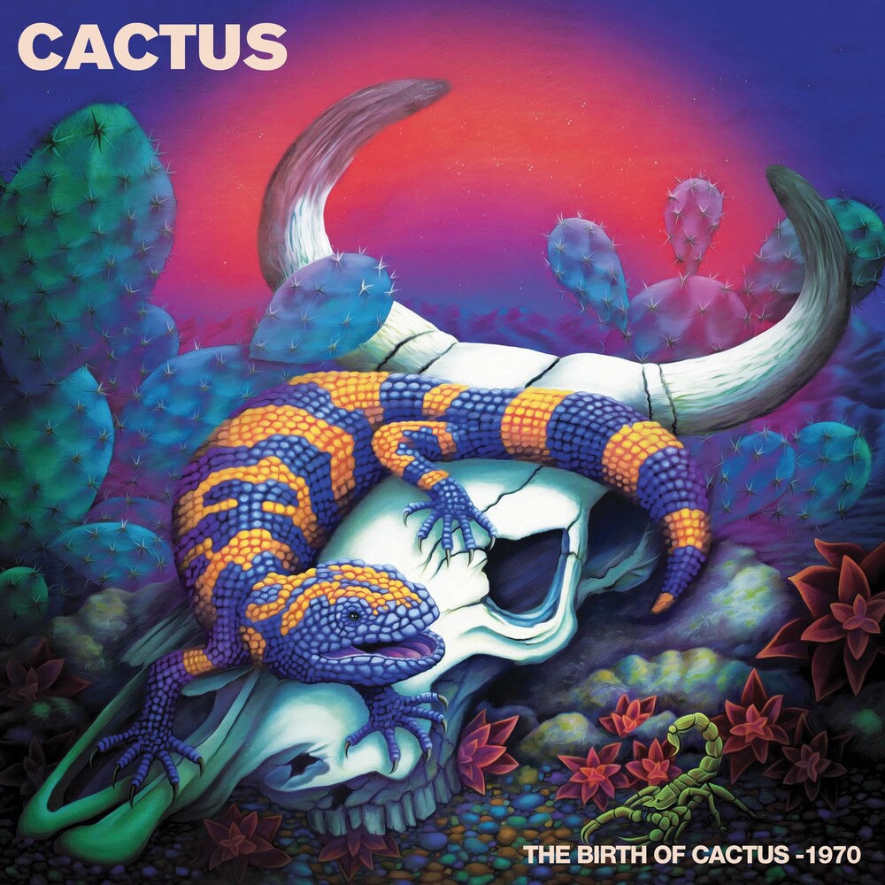 the album cover for Cactus - Birth Of Cactus 1970 [Colored Vinyl] (Purp)