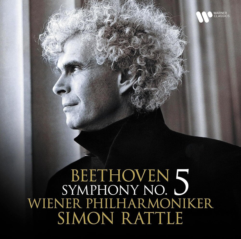 the album cover for Beethoven / Simon Rattle  / Wiener Philharmoniker - Beethoven: Symphony 5 Op 67 (Can)