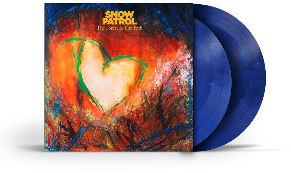 the album cover for Snow Patrol - The Forest Is The Path [Indie Exclusive Marbled Blue 2 LP Limited Edition]