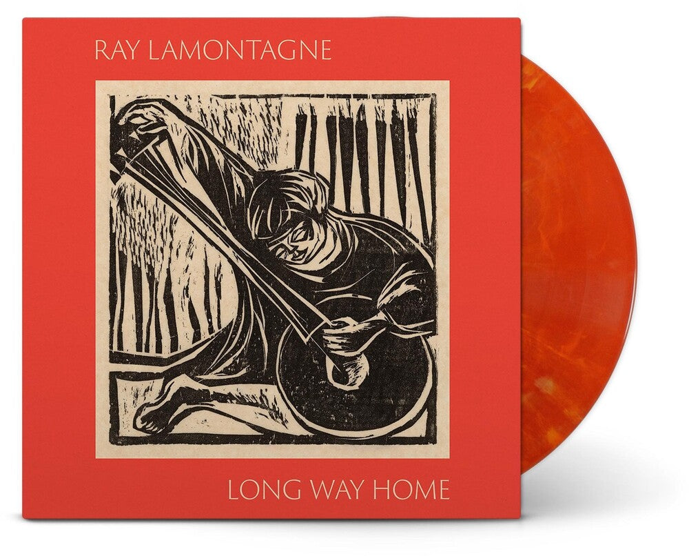 the album cover for Ray LaMontagne - Long Way Home [Indie-Exclusive Eruption LP]
