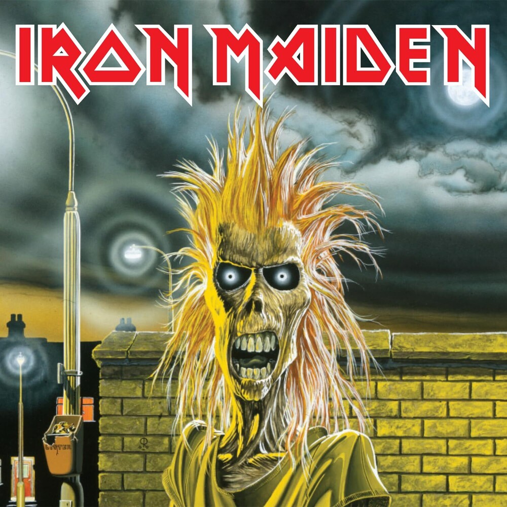 the album cover for Iron Maiden - Iron Maiden (2015 Remaster)