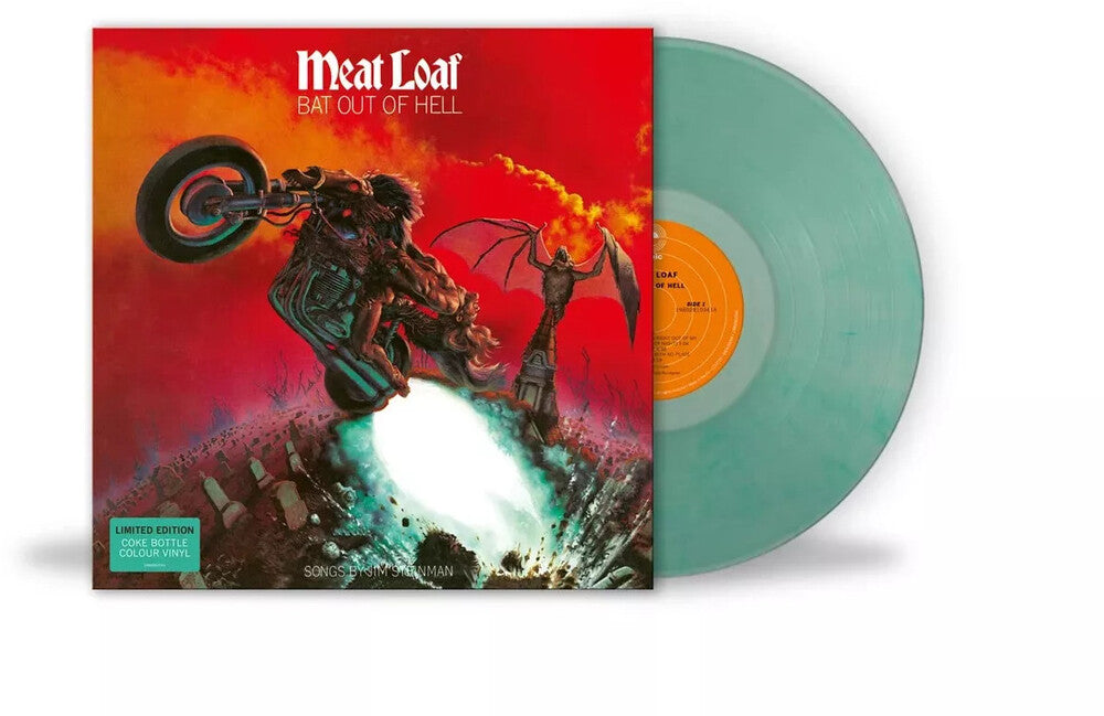 the album cover for Meat Loaf - Bat Out Of Hell - Limited Edition (Cbgr) [Colored Vinyl]