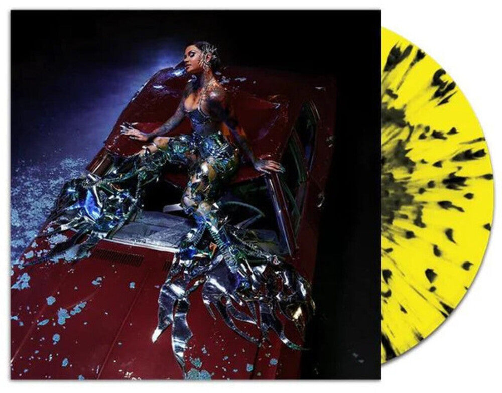 the album cover for Kehlani - Crash - Limited Edition (Blk) [Colored Vinyl] (Red) (Spla)