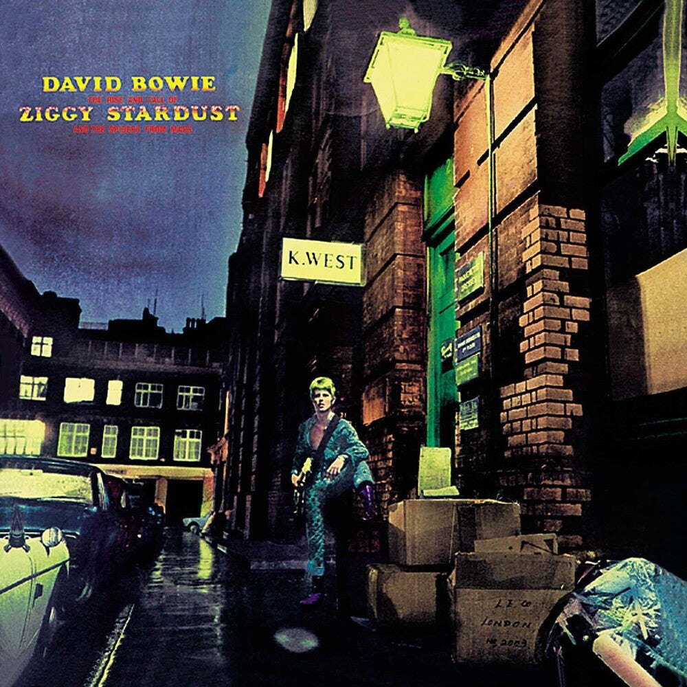 the album cover for David Bowie - Rise And Fall Of Ziggy Stardust And The Spiders