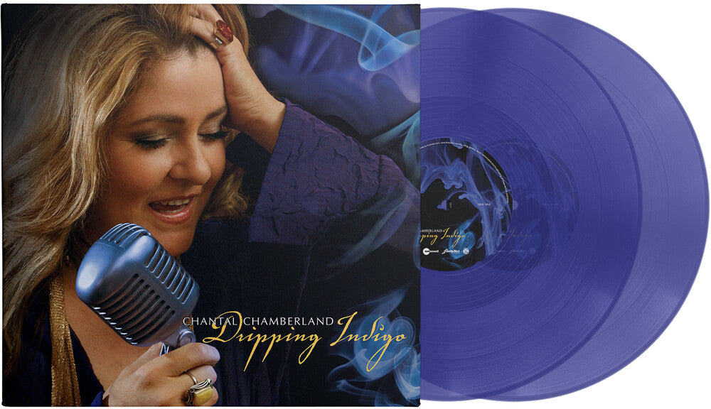 the album cover for Chantal Chamberland - Dripping Indigo [Colored Vinyl]