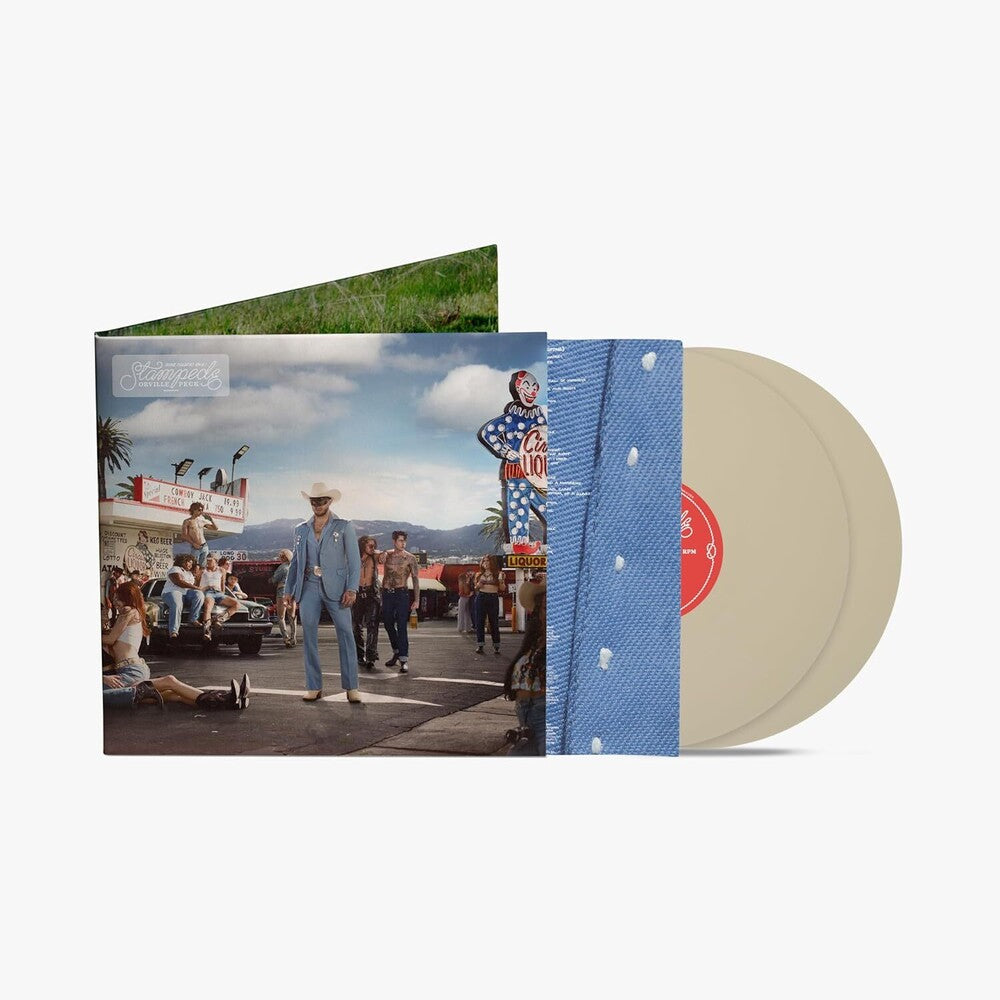 the album cover for Orville Peck - Stampede [Standard Bone colored 2 LP]