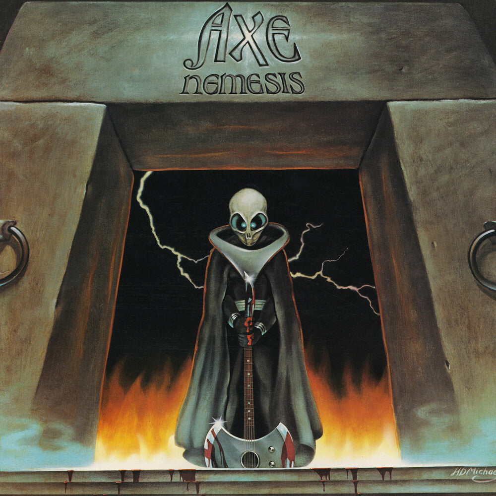 the album cover for Axe - Nemesis [Colored Vinyl] (Slv) [Reissue]