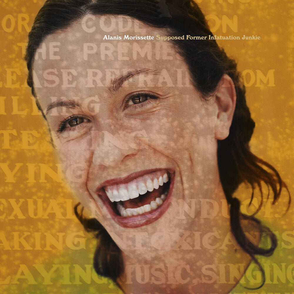 the album cover for Alanis Morissette - Supposed Former Infatuation Junkie (Bme)