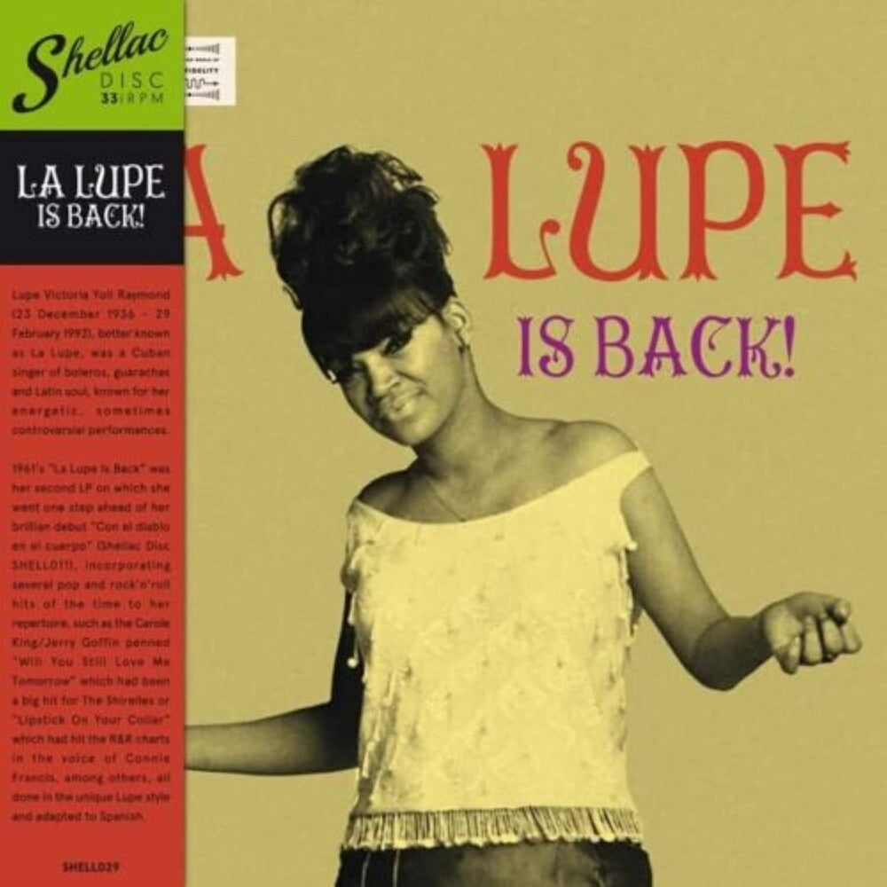 the album cover for La Lupe - Is Back (Spa)