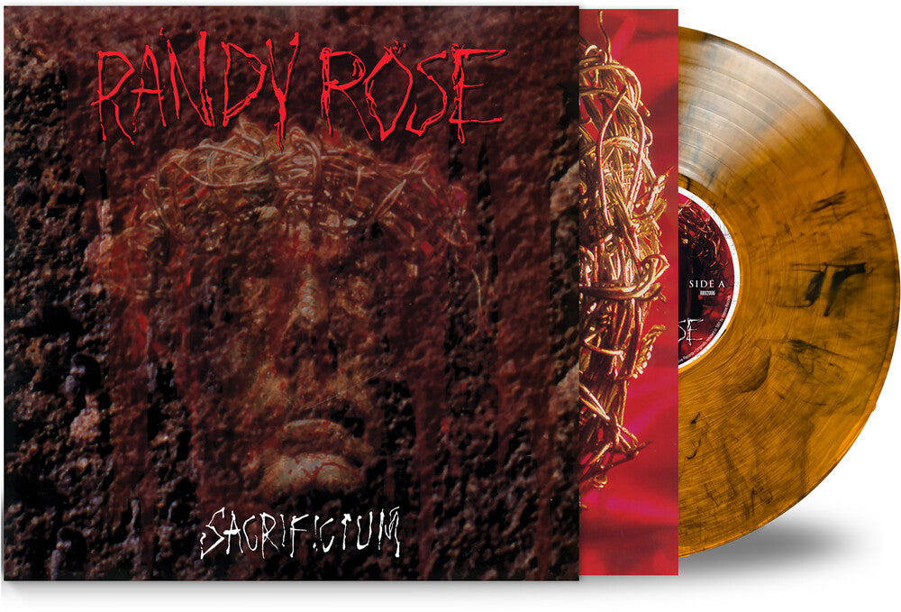 the album cover for Randy Rose - Sacrificium (Blk) [Colored Vinyl] [Limited Edition] (Org) [Remastered]