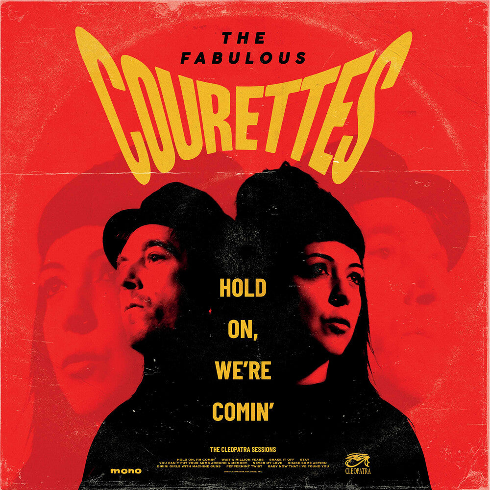 the album cover for Courettes - Hold On We're Comin - Yellow [Colored Vinyl] (Ylw)