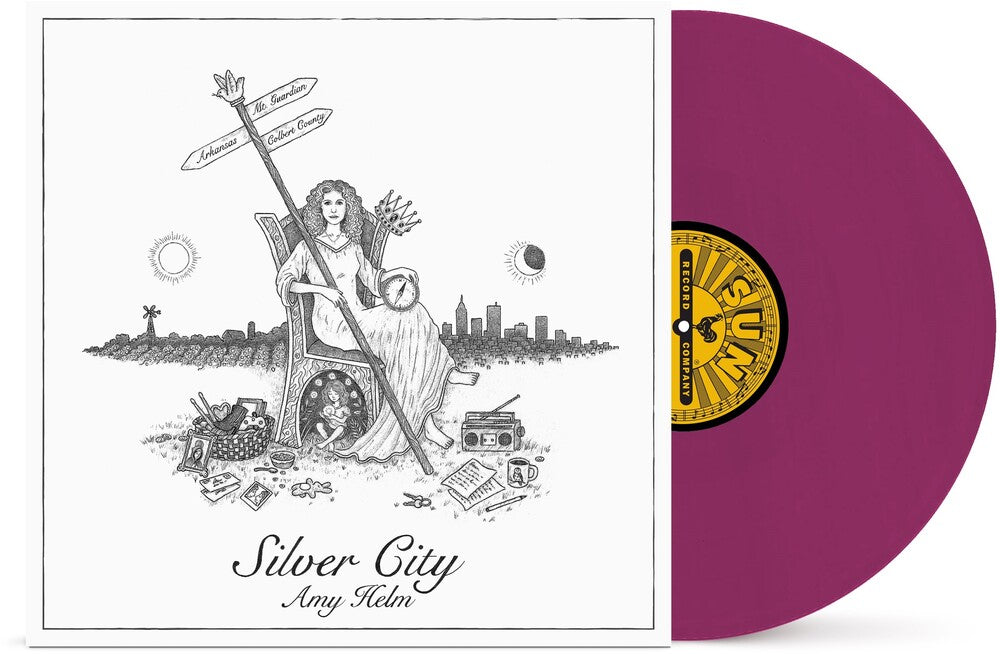 the album cover for Amy Helm - Silver City [Purple LP]