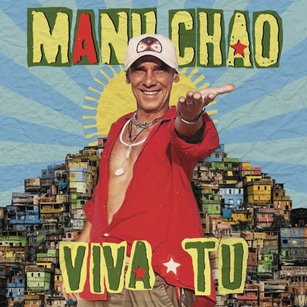 the album cover for Manu Chao - Viva Tu (Blue) [Colored Vinyl]