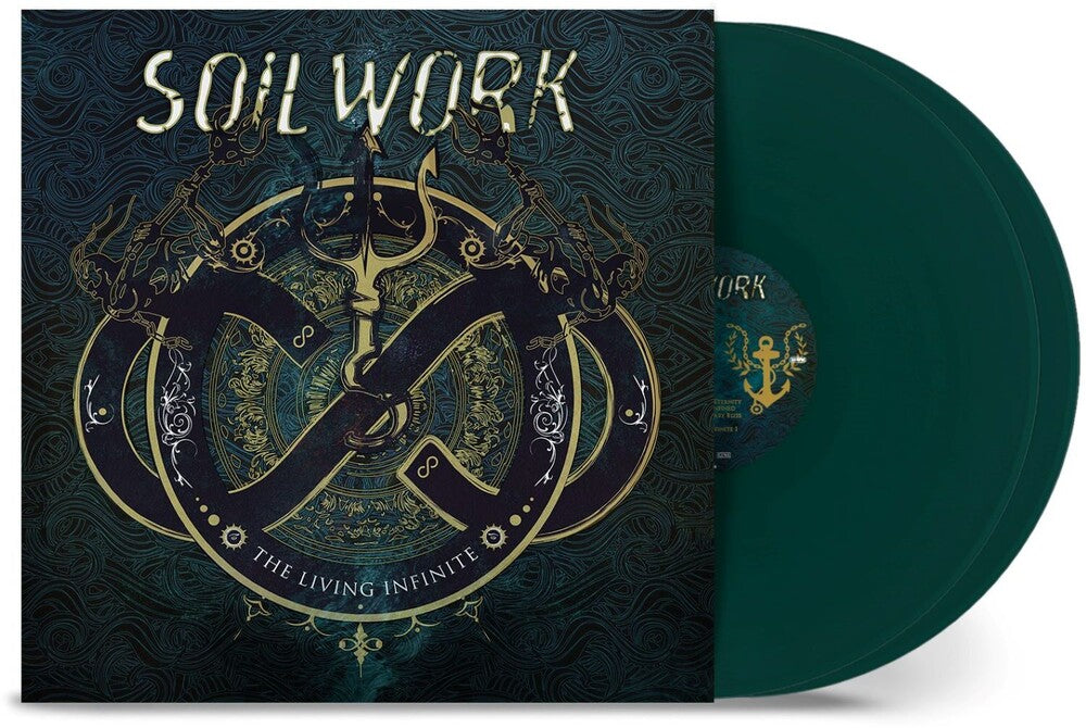 the album cover for Soilwork - Living Infinite - Green [Colored Vinyl] (Gate) (Grn)