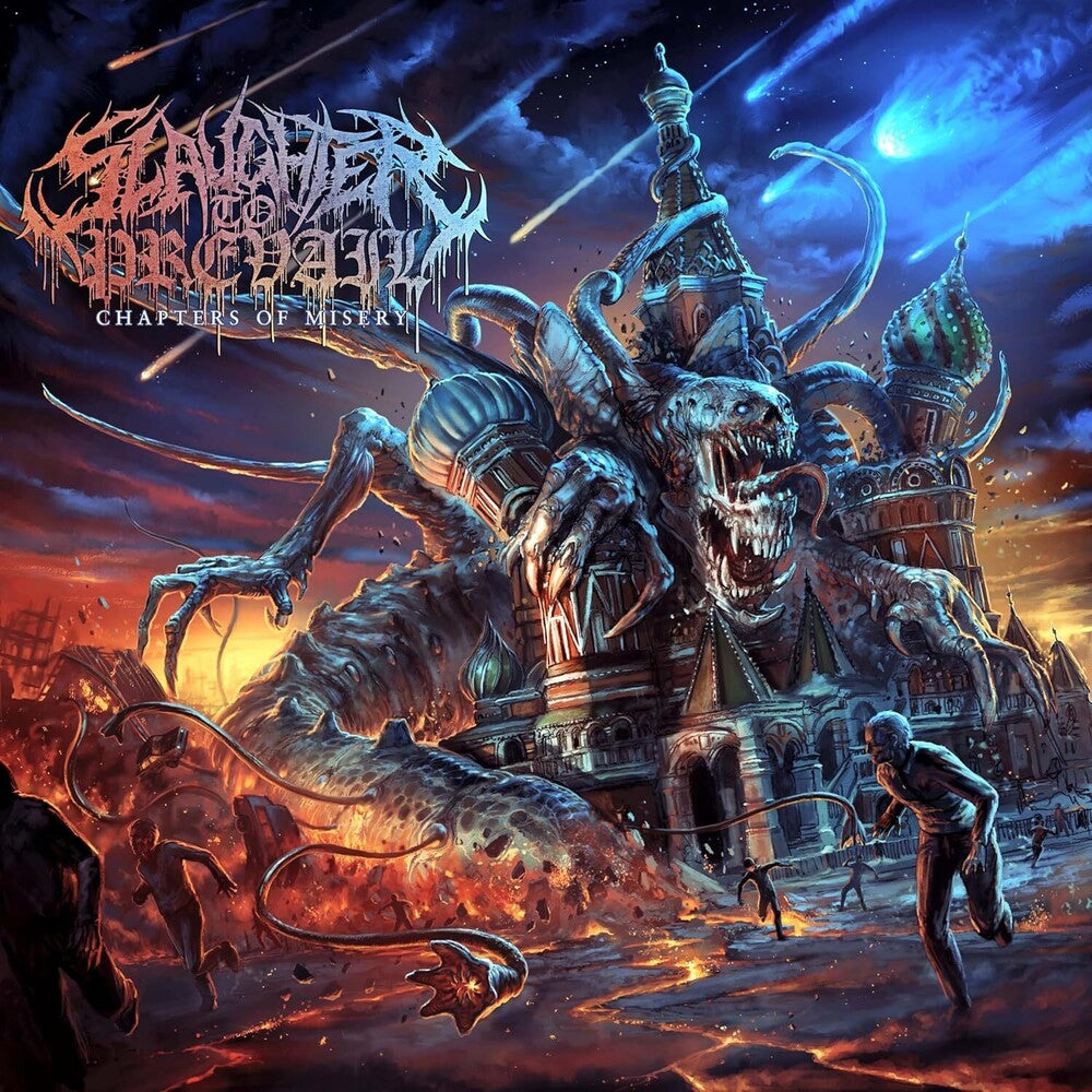 the album cover for Slaughter to Prevail - Chapters Of Misery [Clear Vinyl] (Ep) (Gol) (Ylw)