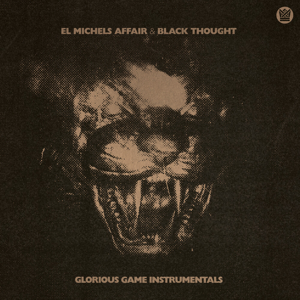 the album cover for El Michels Affair / Black Thought - Glorious Game (Instrumentals) - Blood Smoke [Colored Vinyl]
