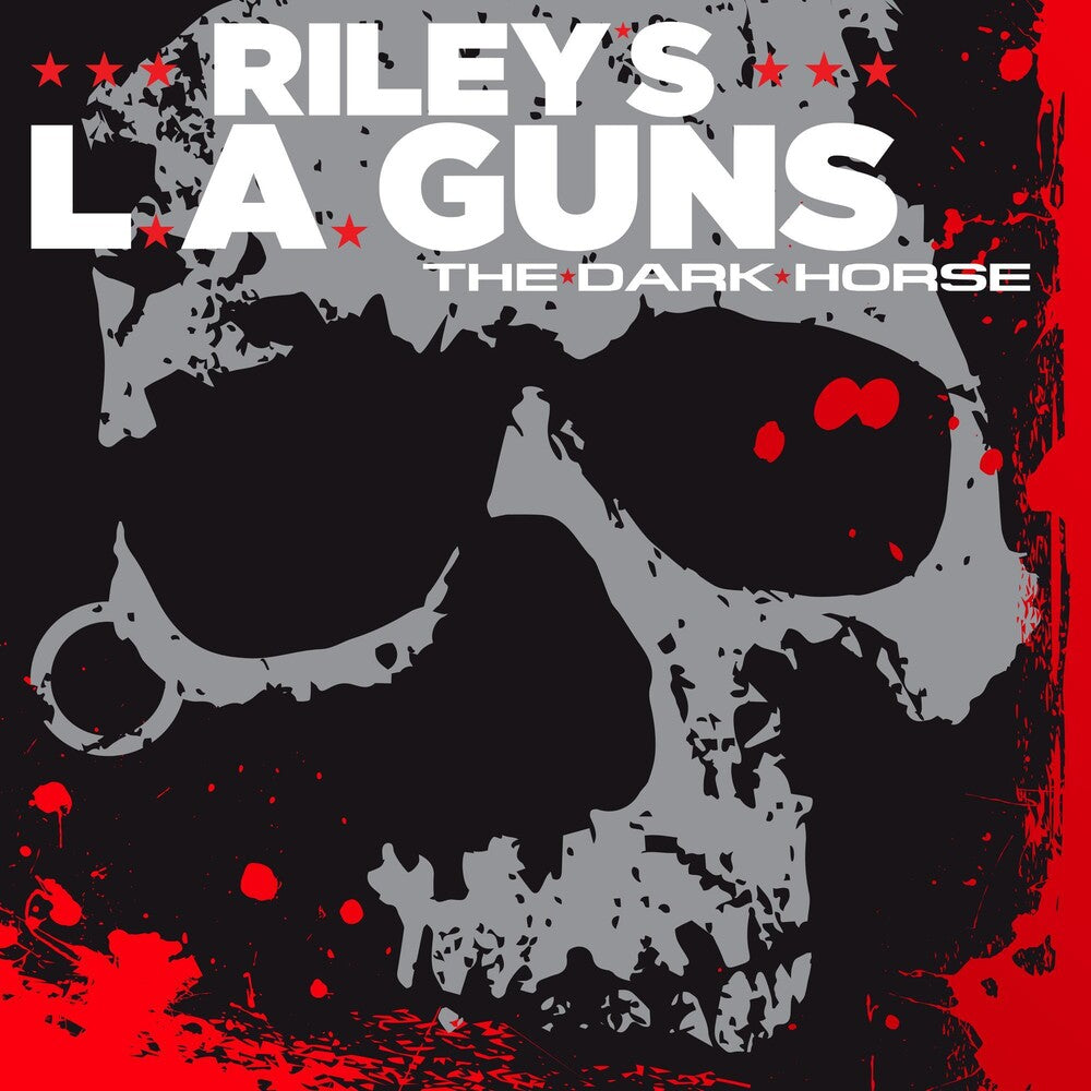 the album cover for L.A. Guns - The Dark Horse [Orange LP]