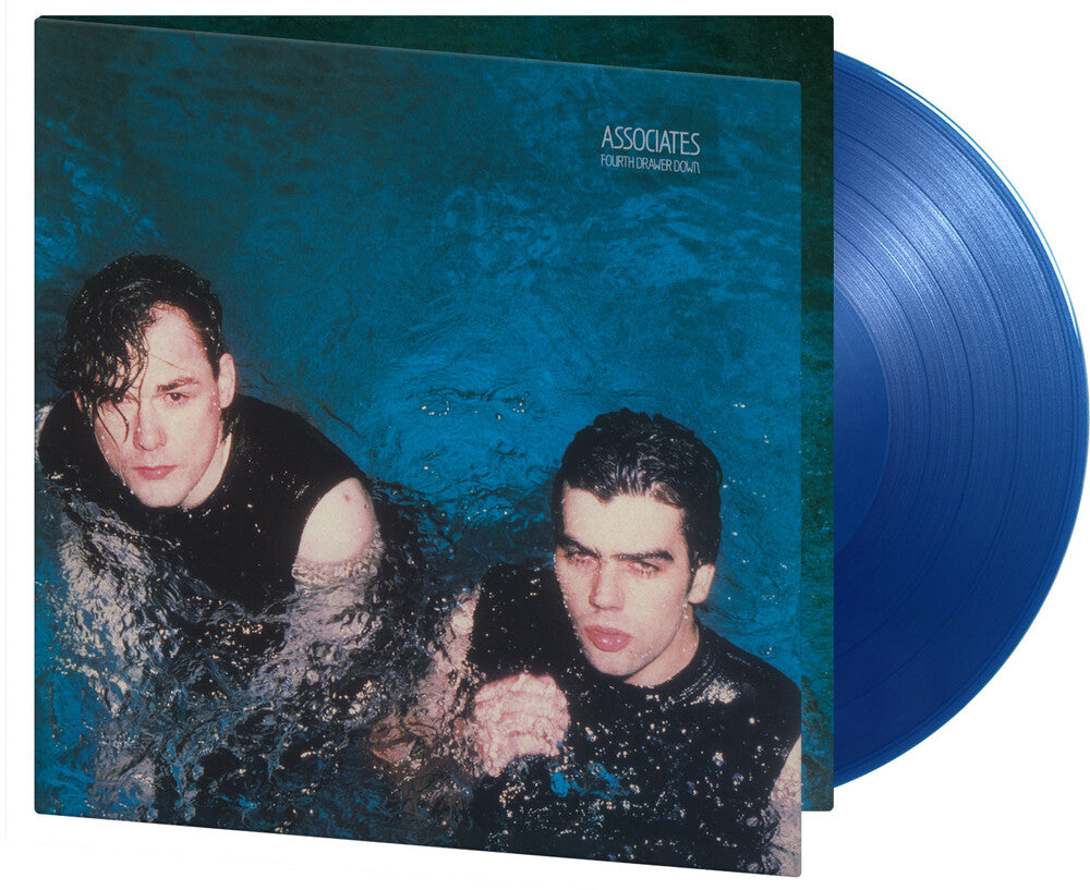 the album cover for Associates - Fourth Drawer Down (Blue) [Colored Vinyl] (Gate) [Limited Edition]