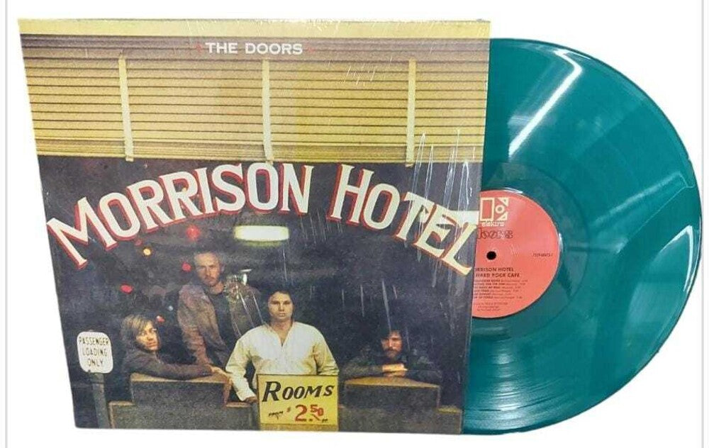 the album cover for Doors - Morrison Hotel [Colored Vinyl] (Grn) [Limited Edition] (Arg)