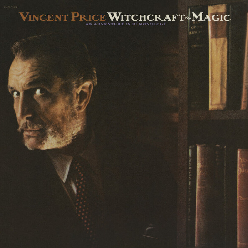 the album cover for Vincent Price - Witchcraft-Magican Adventure In Demonology [Clear Vinyl]