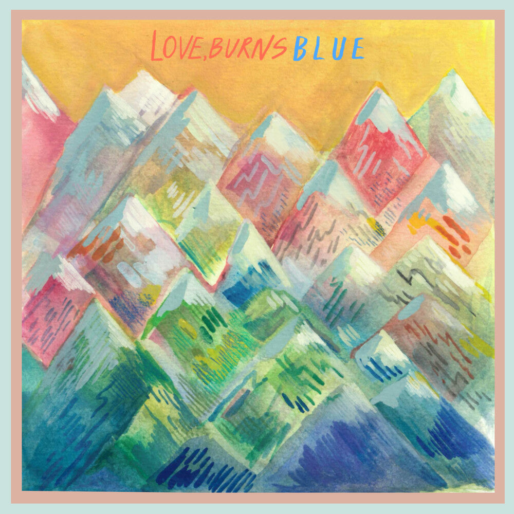 the album cover for Burns Love - Blue