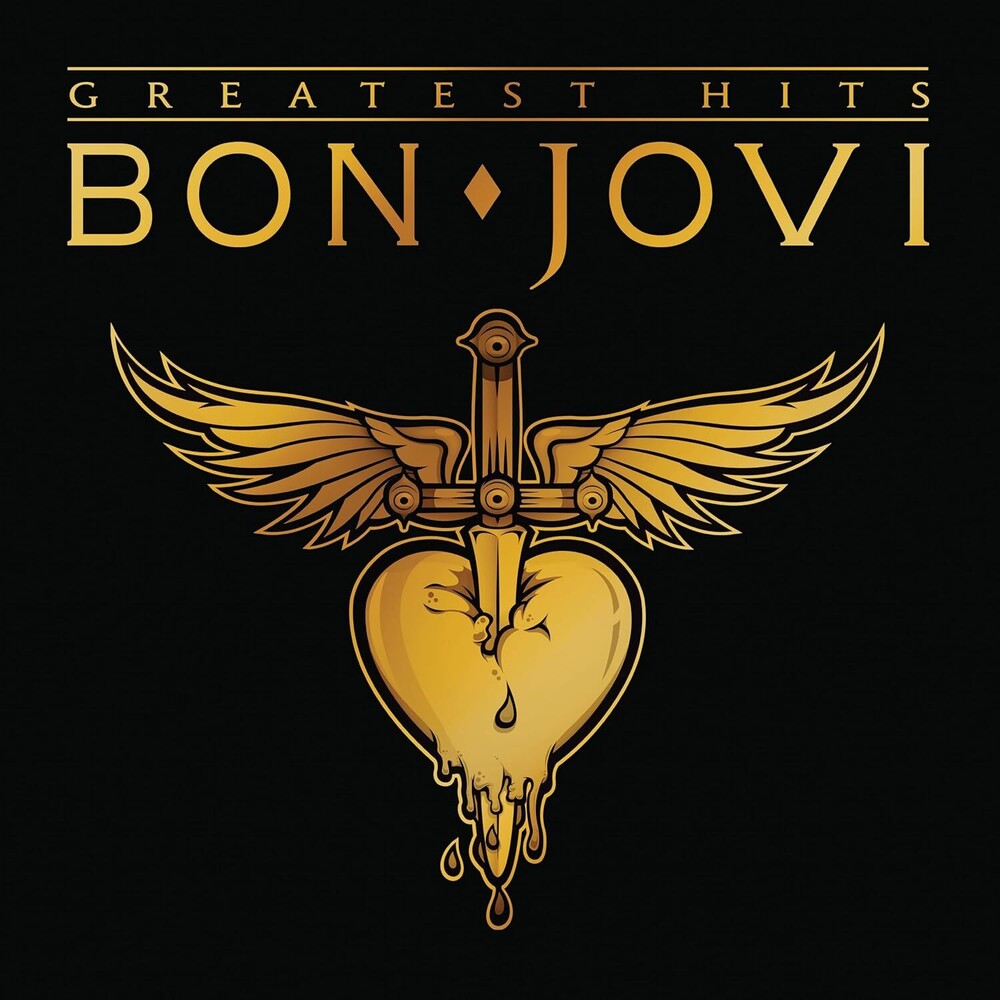 the album cover for Bon Jovi - Greatest Hits