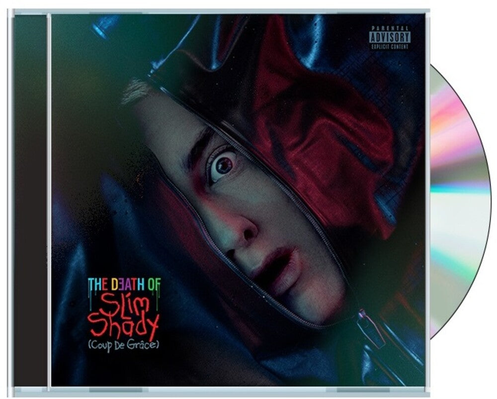 the album cover for Eminem - The Death of Slim Shady (Coup de Grace) [CD]