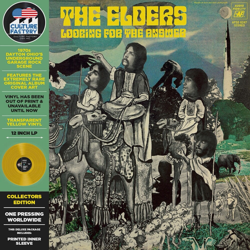 the album cover for Elders - Looking For The Answer [Colored Vinyl] [Deluxe] [Limited Edition] (Ylw)
