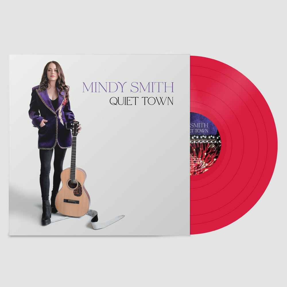 the album cover for Mindy Smith - Quiet Town - Red [Colored Vinyl] (Ofgv) (Red)