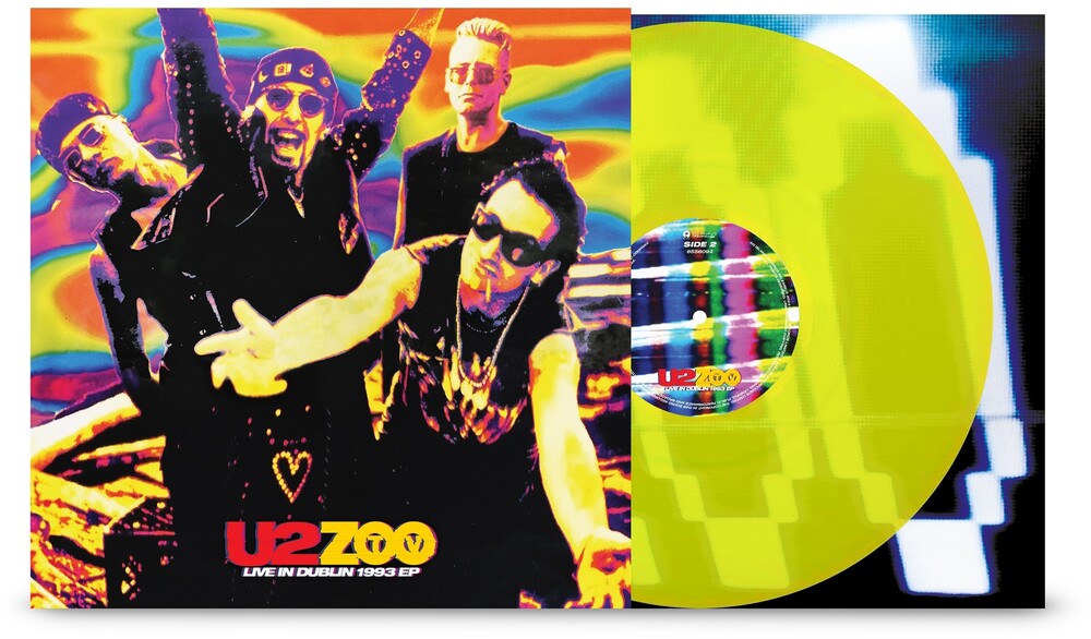 the album cover for U2 - Zoo Tv: Live In Dublin 1993 [Limited Edition Colored Vinyl]